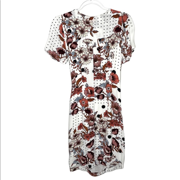 Anthropologie | Maeve Aubrey Floral Wrap Dress 8 - Picture 7 of 10